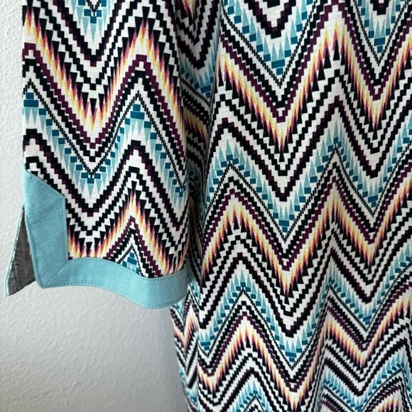 Jaclyn Smith Pullover Dress Zig Zag Colorful SZ XL - Picture 7 of 15